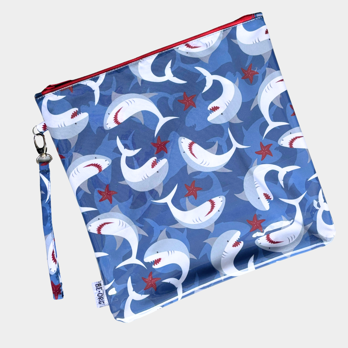 Estuche Impermeable Grande Tiburones