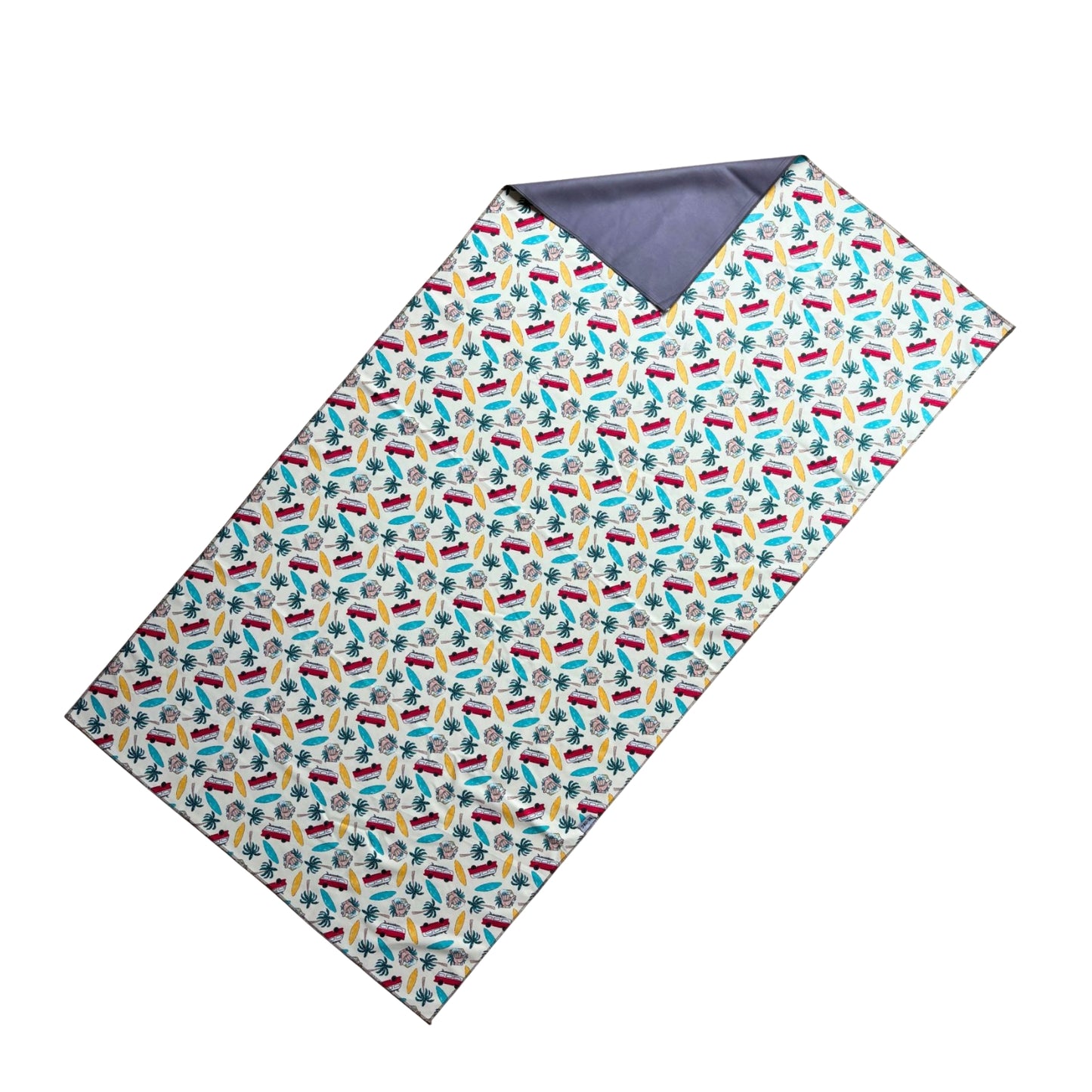 Toalla De Microfibra Grande Surf Beige