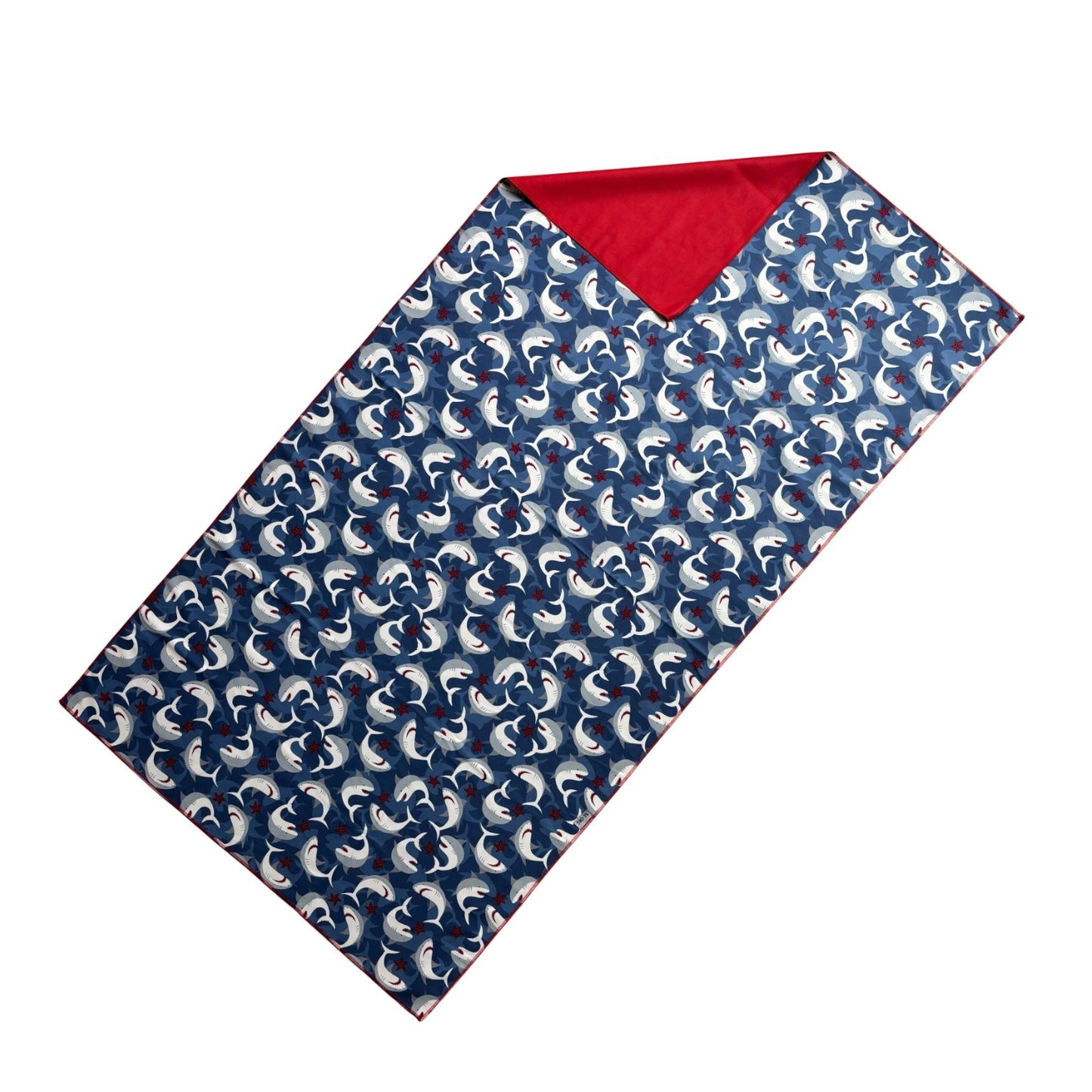 Toalla De Microfibra Grande Tiburones