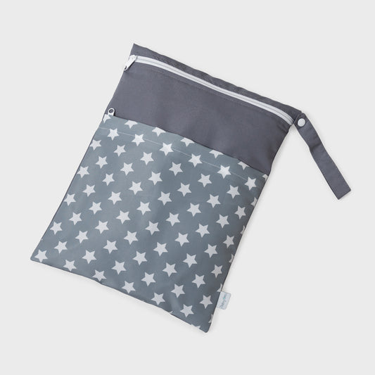 Bolsa de Muda en print de Estrellas. Bolso para transportar una muda de ropa extra dentro de la mochila, maletín o suelta.