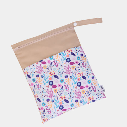 Bolso de Muda Flores Beige