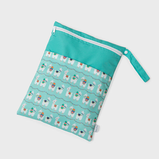Bolsa de Muda en print de Llamas. Bolso para transportar una muda de ropa extra dentro de la mochila, maletín o suelta.
