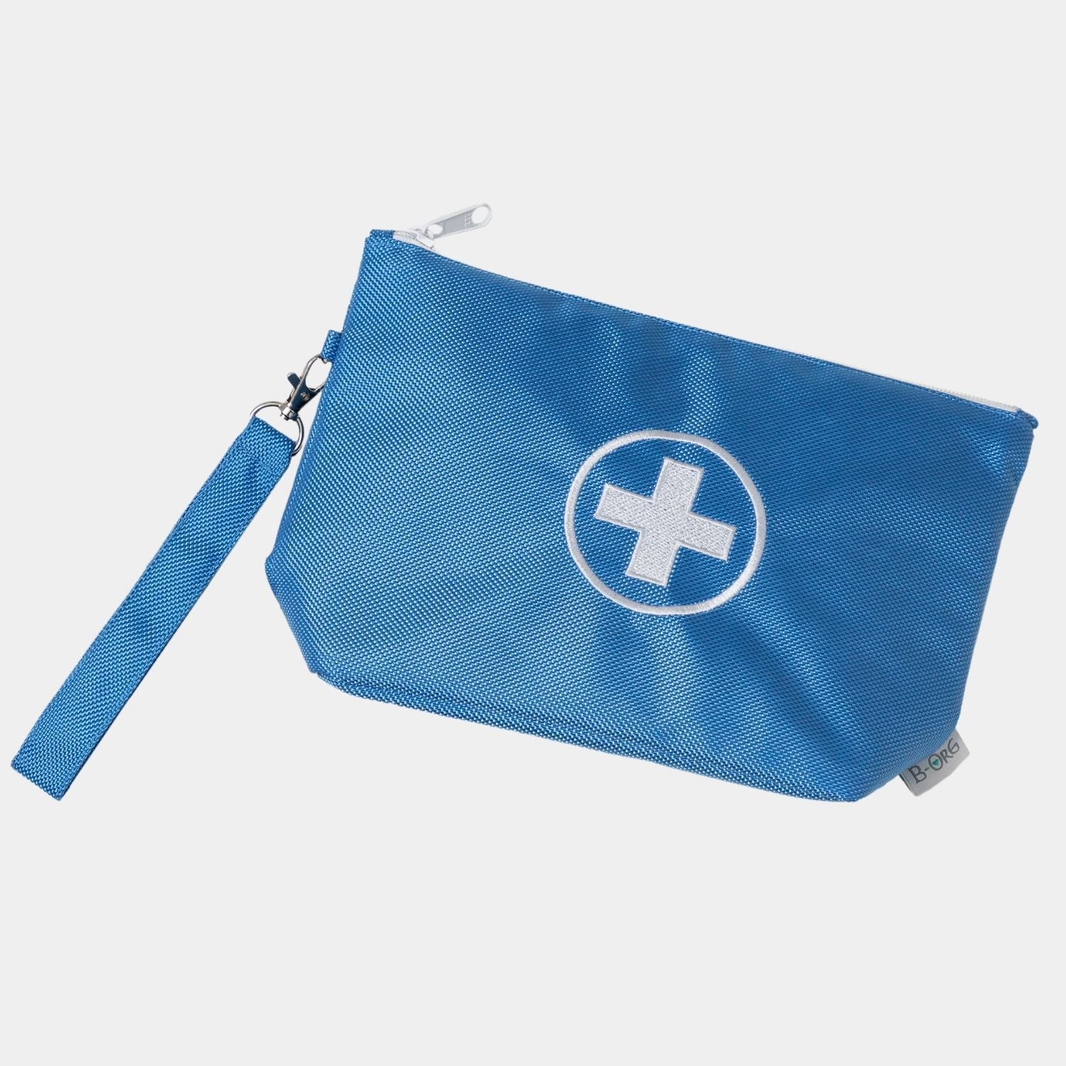 Botiquín, en color Azul, para guardar y transportar fácilmente las medicinas de toda tu familia a donde vayas.