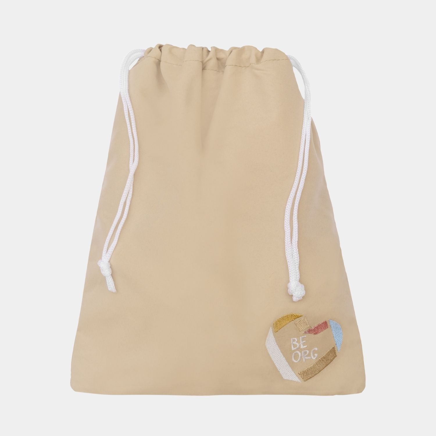 Bolsa Zapatera en color Beige. Bolso de tela suave y resistente que protege tus zapatos dentro de la maleta y los separa de tu ropa manteniendola limpia y tu maleta ordenada.