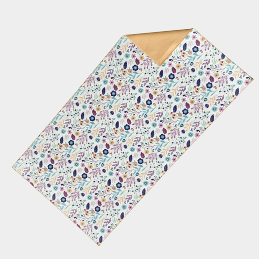 Toalla de Microfibra Grande Flores Beige