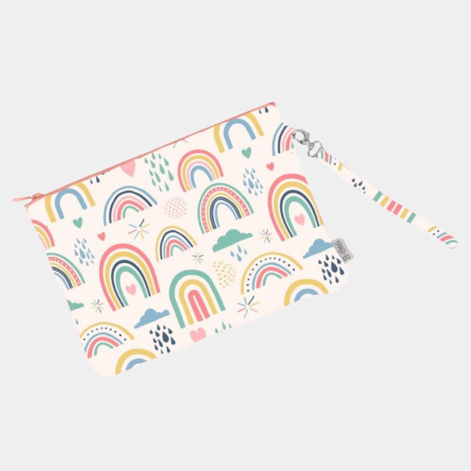 Neceser Básico en print Arcoiris. Transporta todos los accesorios personales o de higiene de tu hijo/a de manera ordenada con un estilo lindo.