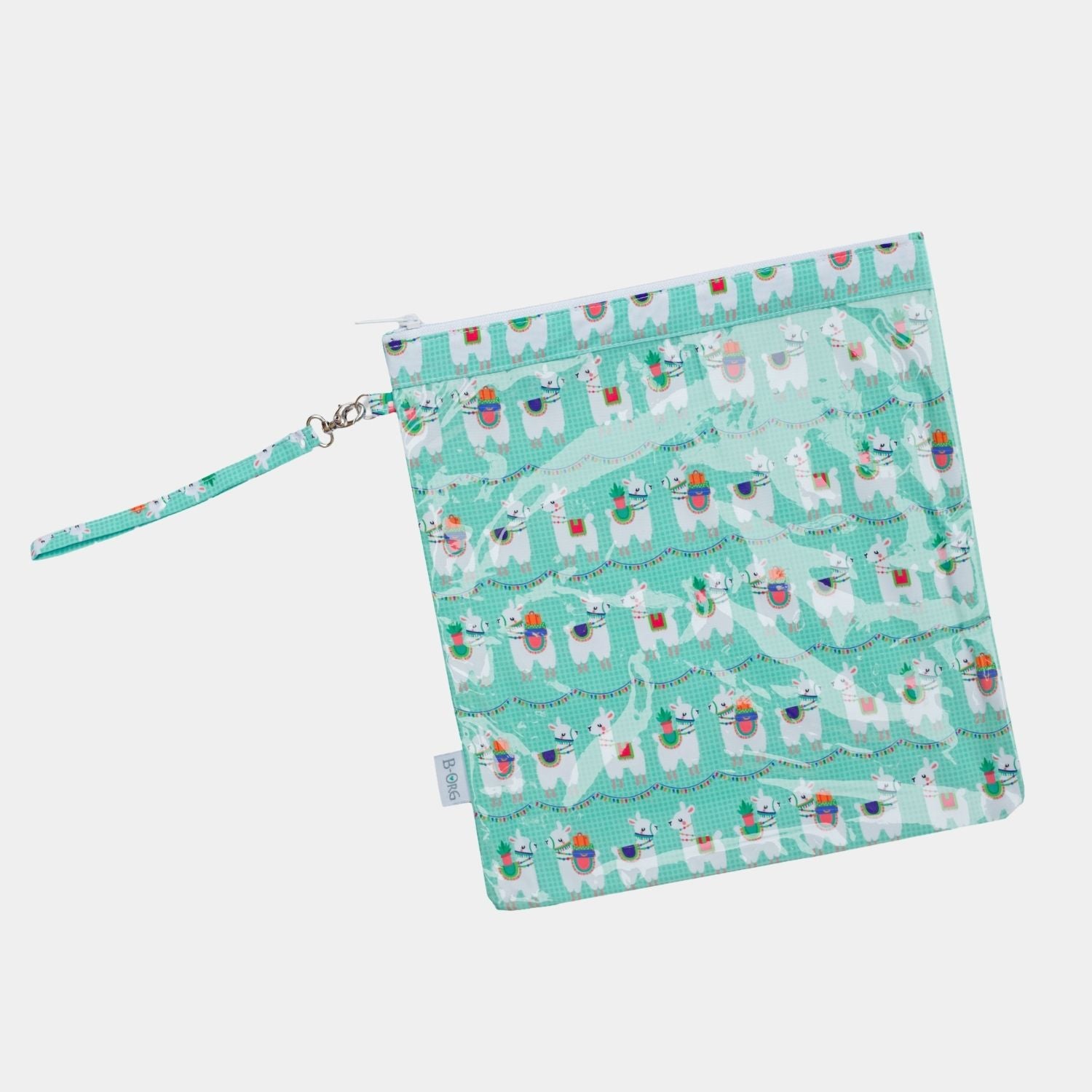 Neceser Plastificado en print Llamas. Neceser 100% impermeable, plastificado por dentro y por fuera.
