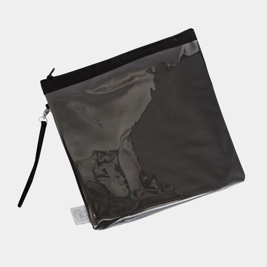 Neceser Plastificado en color Negro. Neceser 100% impermeable, plastificado por dentro y por fuera.