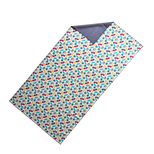 Toalla De Microfibra Grande Surf Beige